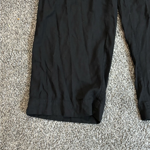 Old Navy Plus Size Linen And Rayon High Waisted Wide Leg Black Pants 2X - Picture 2 of 5